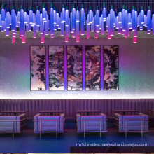 Irregular Crystal LED Pendant Lights Restaurant Drop Chandelier Customized Large hotel luxury large hanging lighting